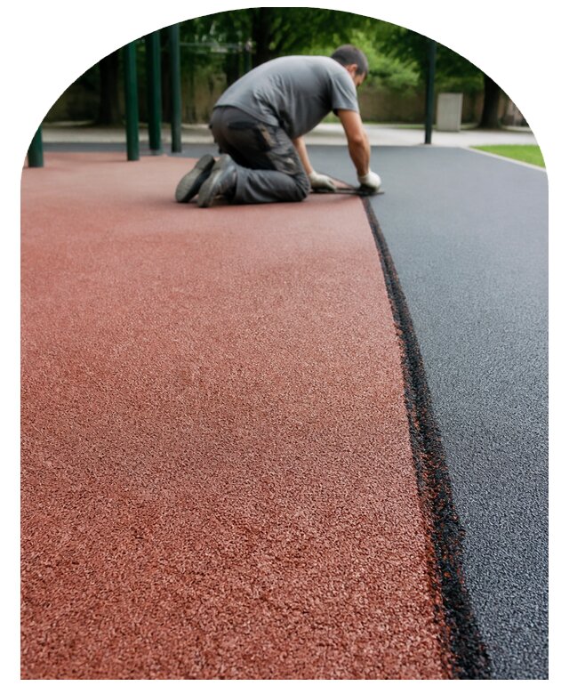 Резиновое покрытие в Магнитогорске по цене от 3207 руб. | Метпроект-Мгн