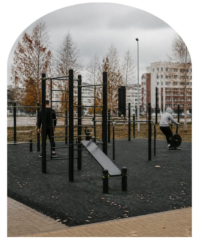 Воркаут площадка под ключ в Магнитогорске по цене от 362075 р. | Метпроект-Мгн